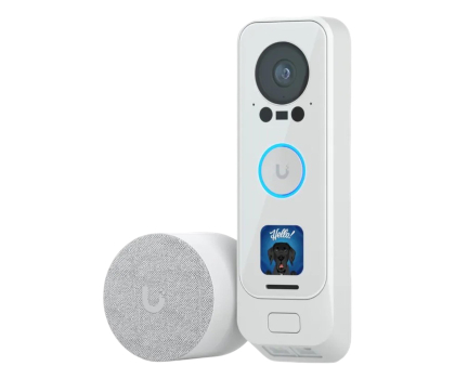 Videofon Ubiquiti UVC-G4 Doorbell Pro PoE Kit Zestaw wideodomofon + gong Biały